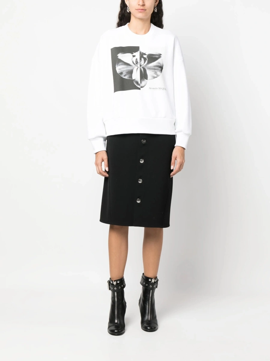 Pulover Alexander McQueen alb - Img 2