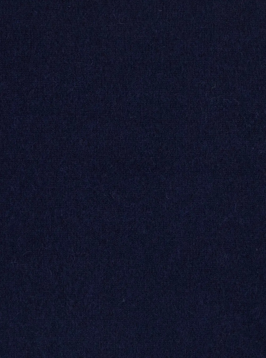 Pulover Blue V-Neck Sweater in Wool and Cashmere for Men - Img 3