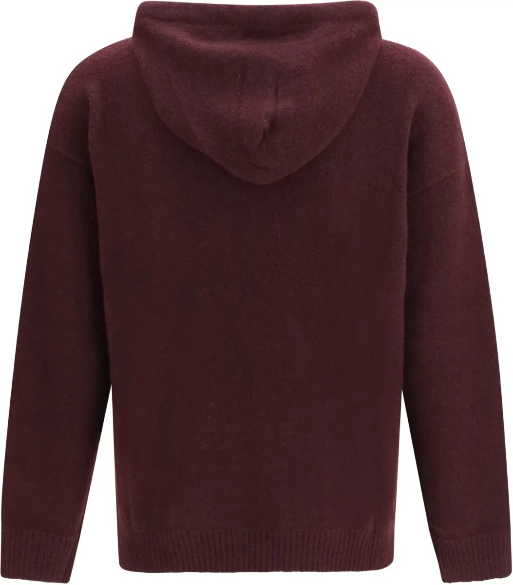 Pulover Cashmere and silk hooded Sweater - Img 4