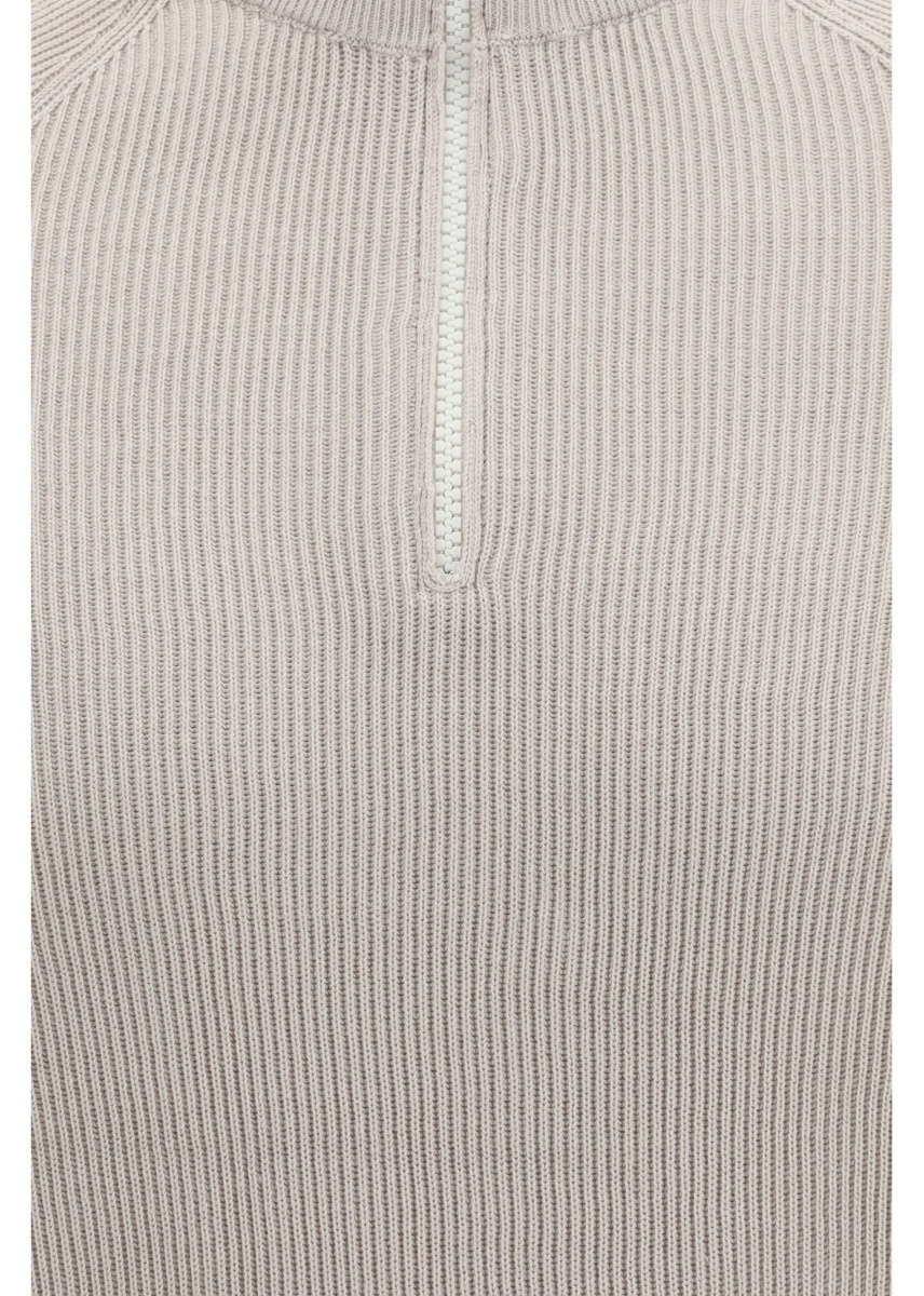 Pulover Cotton Sweater with a high neckline - Img 3