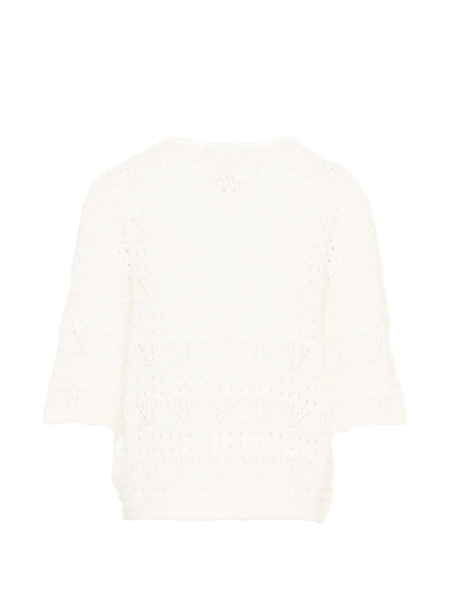 Pulover Ermanno Scervino Kids neutru din bumbac - Img 2