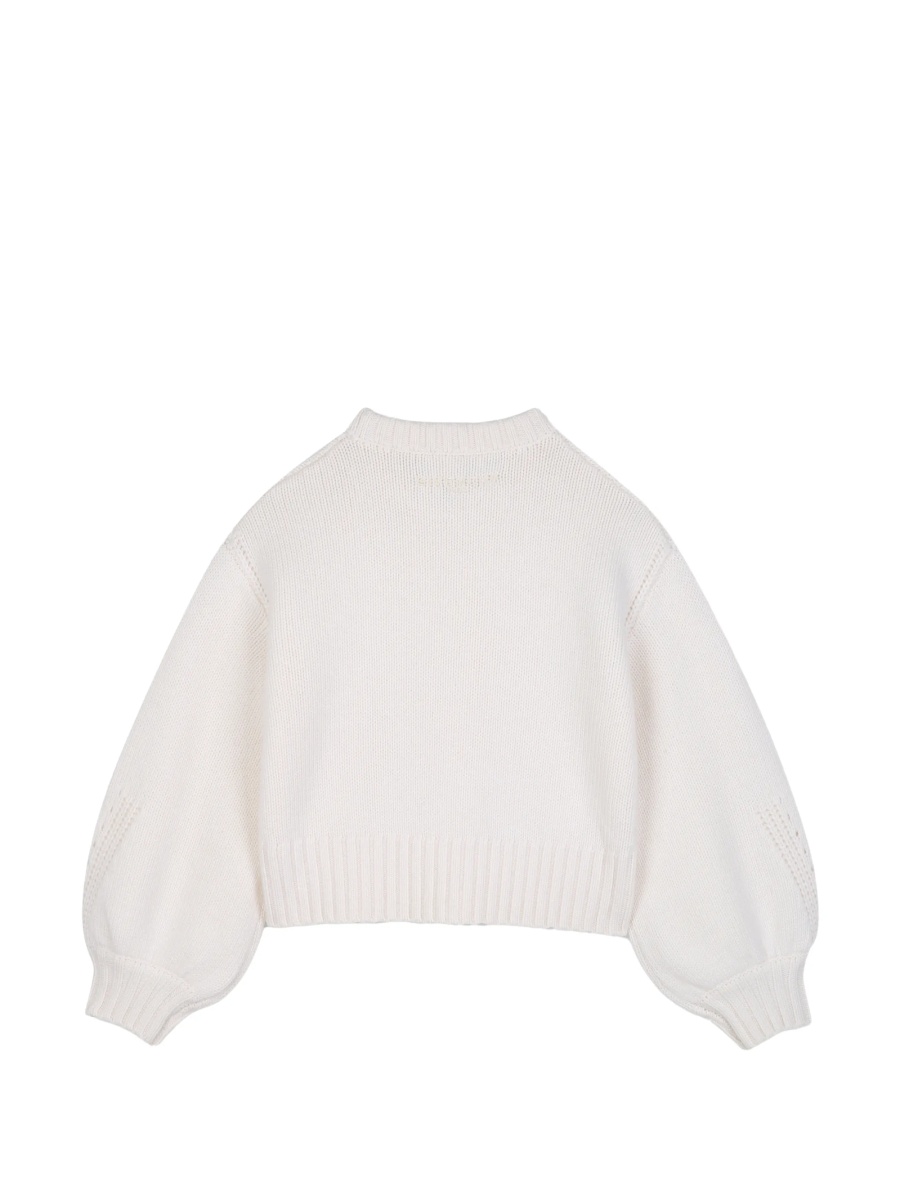 Pulover Givenchy neutru din casmir si bumbac - Img 2