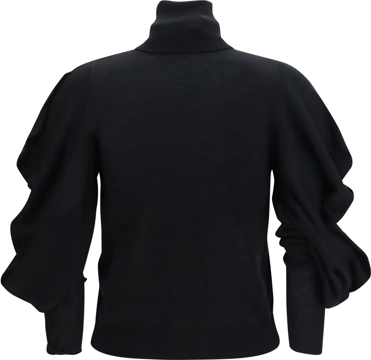 Pulover High-neck Sweater with flower brooch - Img 2
