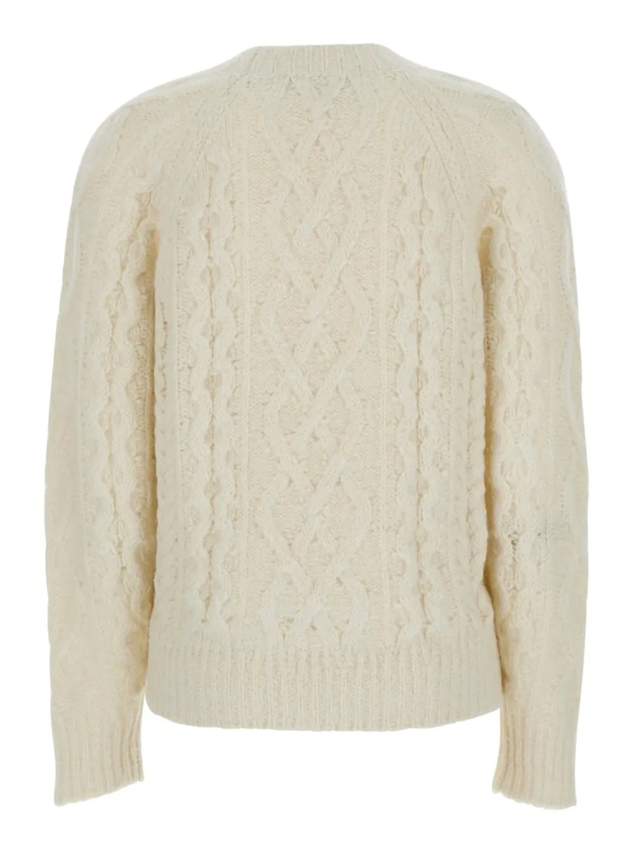 Pulover Isabel Marant alb din lana - Img 2