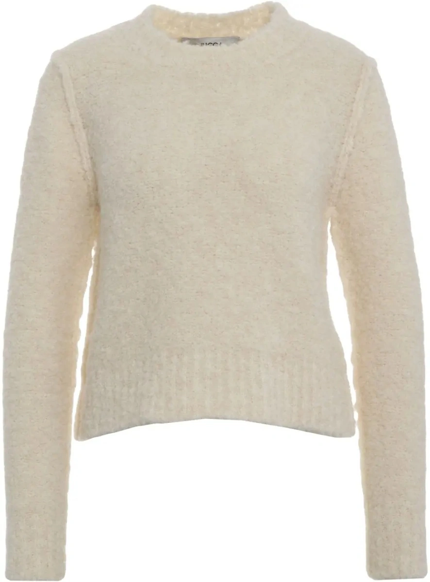 Pulover Jucca alb din alpaca - Img 2