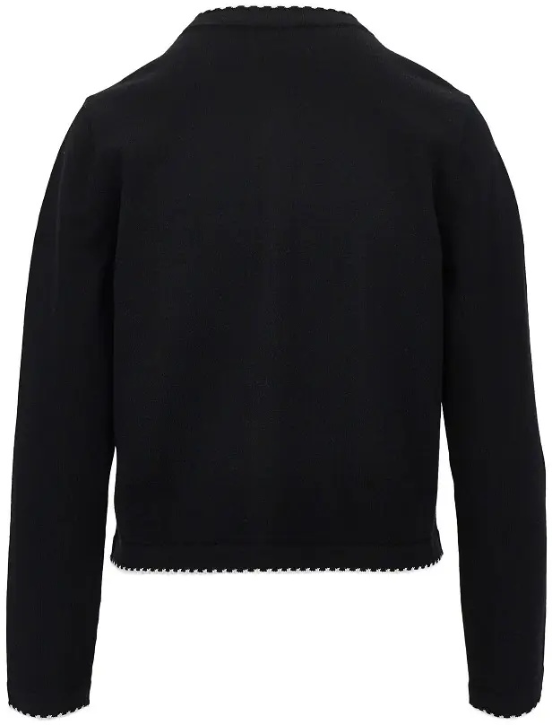 Pulover 'Kendra' cardigan with scalloped edges - Img 3