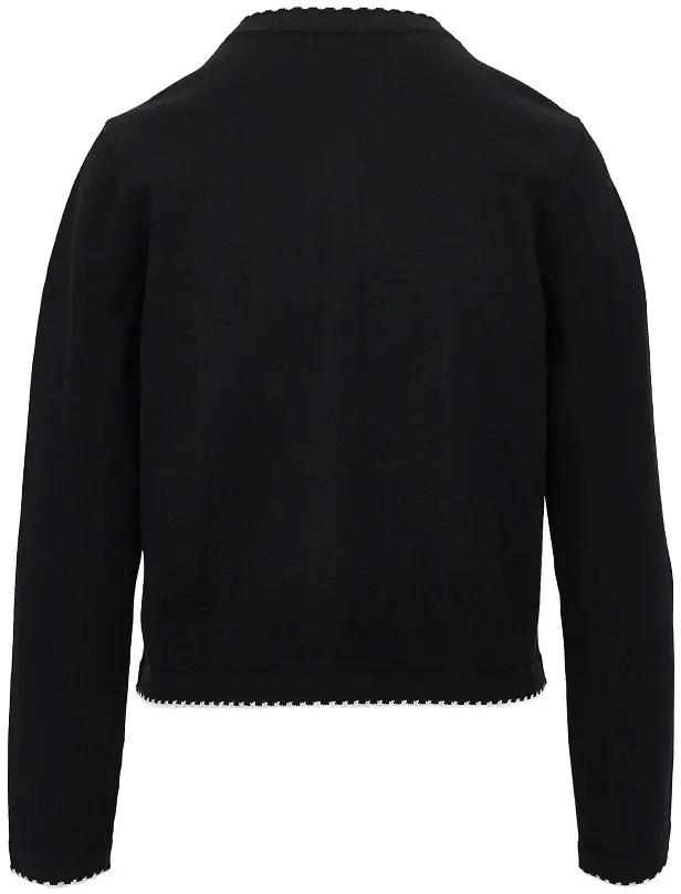 Pulover 'Kendra' cardigan with scalloped edges - Img 3