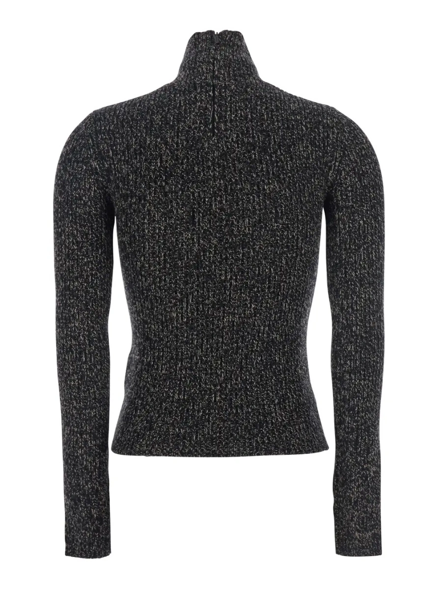 Pulover Max Mara gri din lana - Img 2