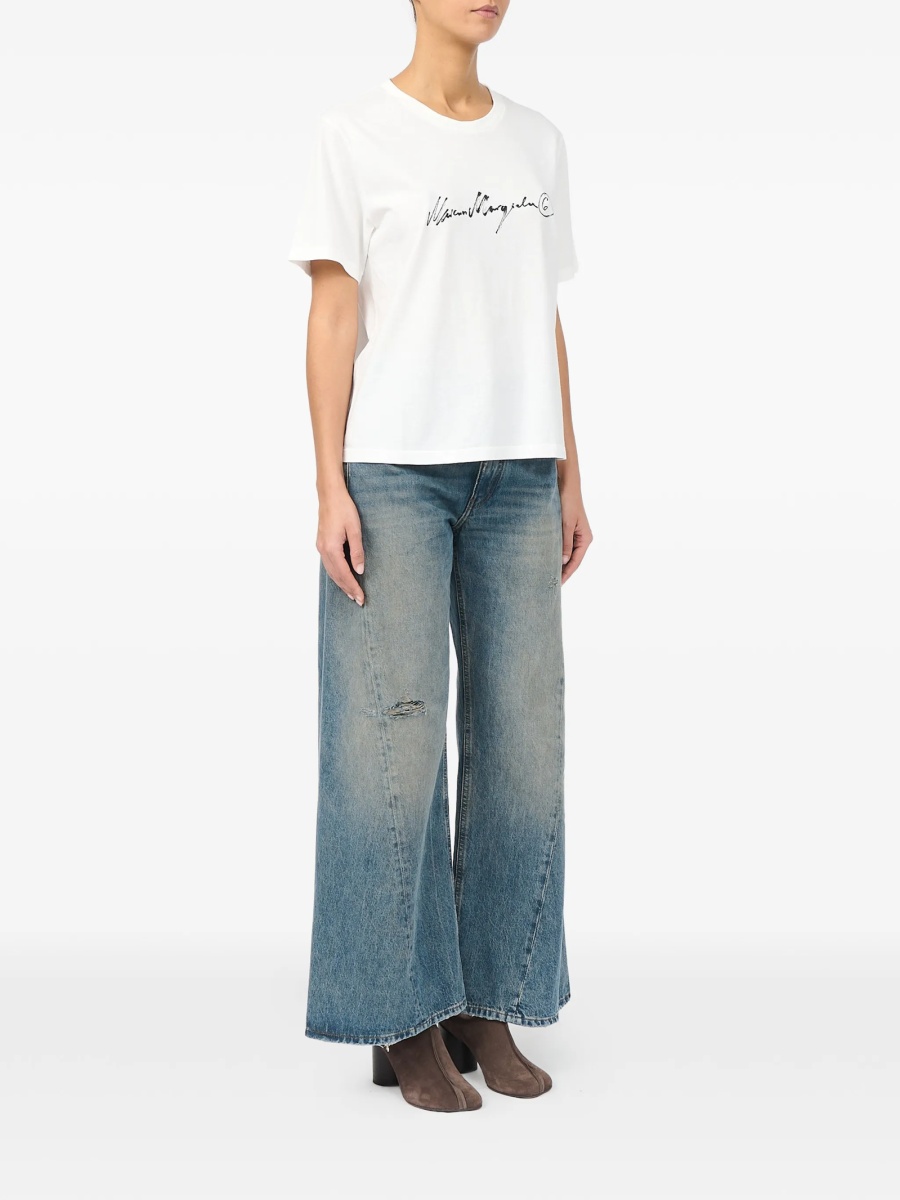 Pulover MM6 Maison Margiela alb - Img 3