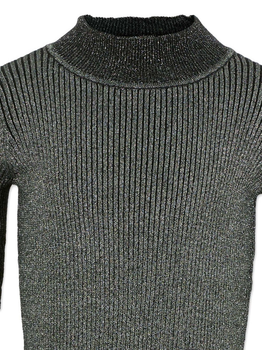 Pulover MOLO gri din bumbac organic si fibre metalice - Img 3