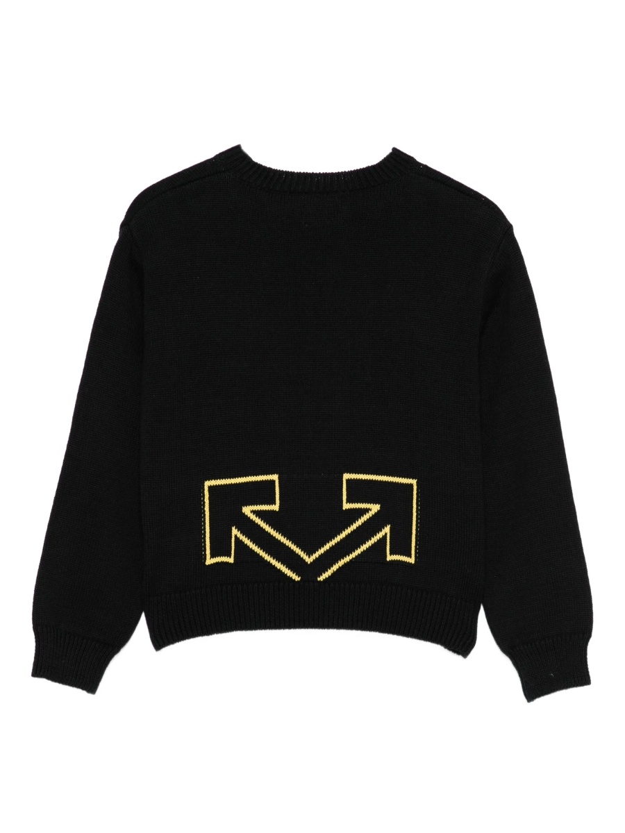Pulover Off-White negru - Img 2