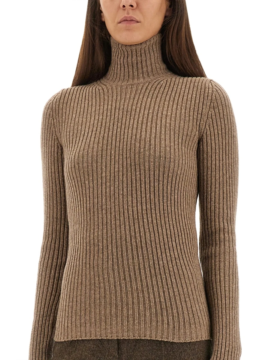Pulover Ribbed Turtleneck Sweater - Img 4