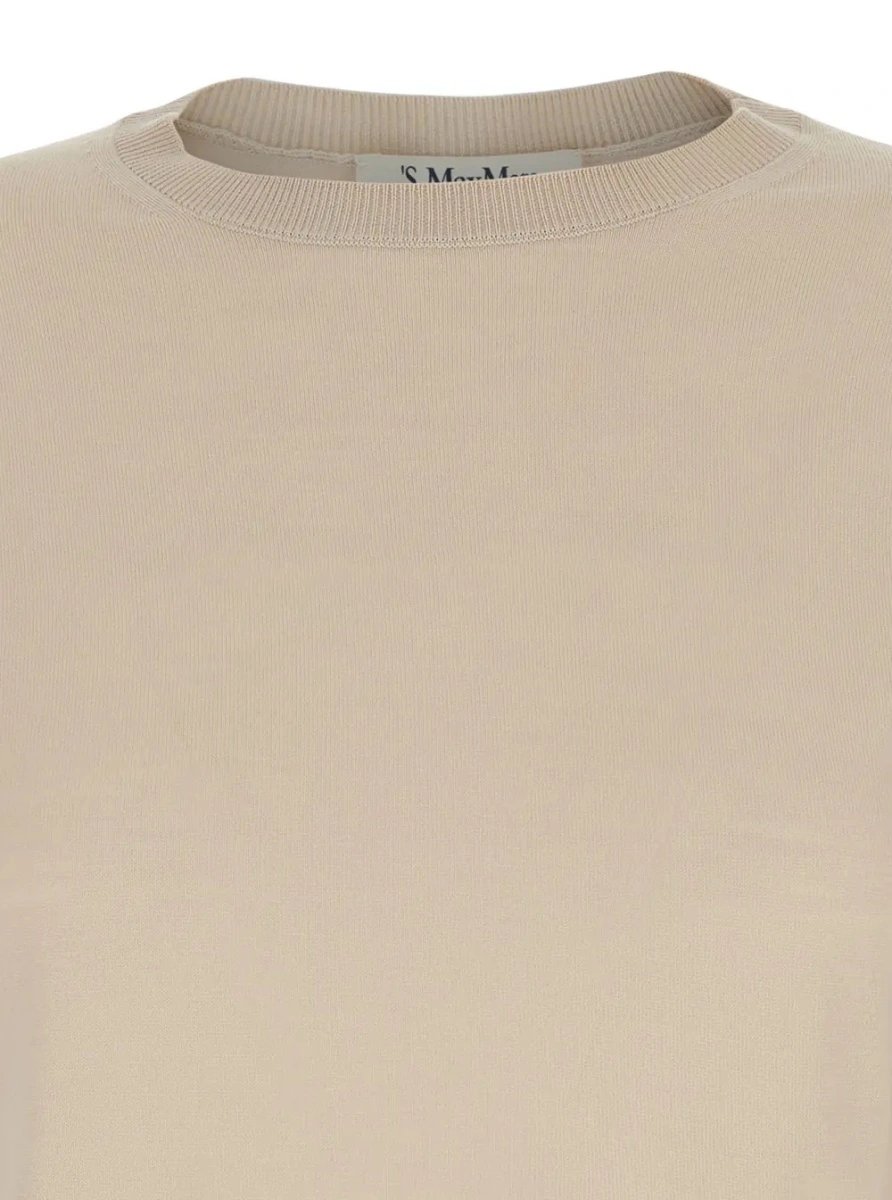Pulover 'S MAXMARA bej din lana virgina - Img 3