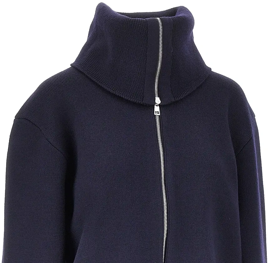 Pulover Stretch wool full-zip cardigan - Img 2