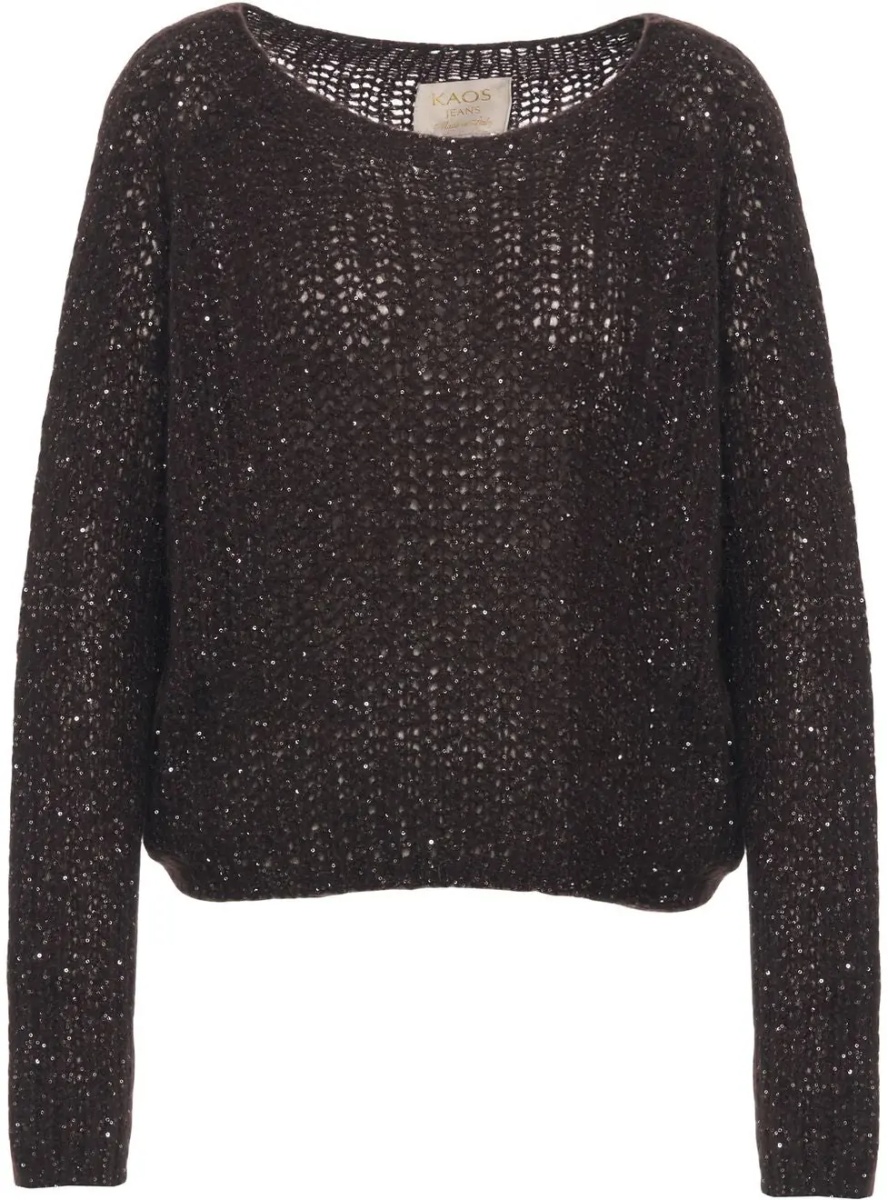 Pulover Sweater with sequin applications - Img 2