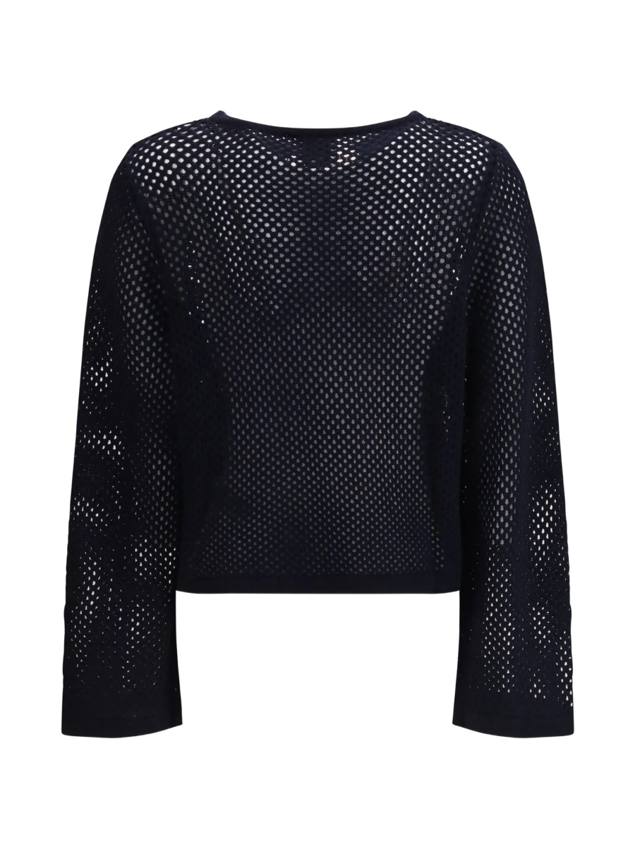 Pulover tricotat Allude negru - Img 2
