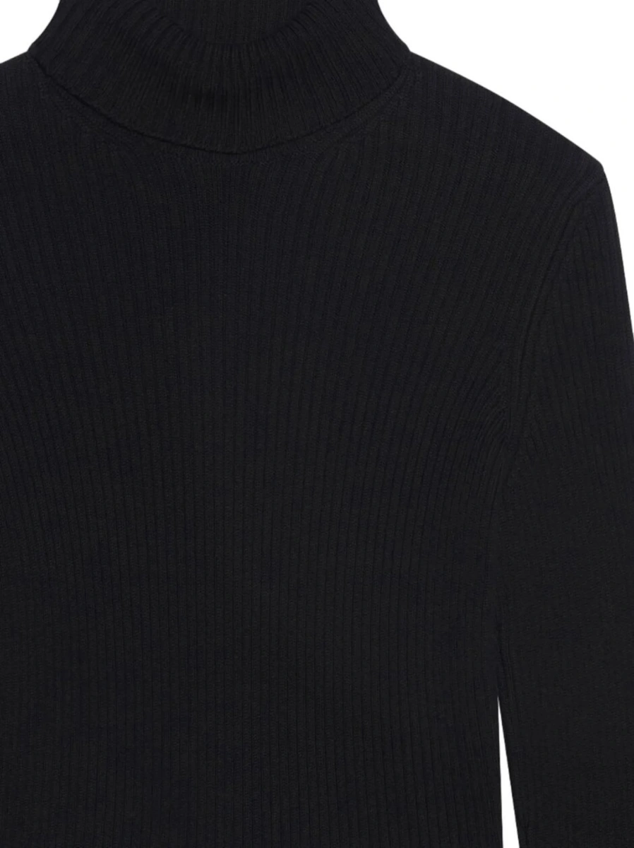 Pulover tricotat Balenciaga negru - Img 3