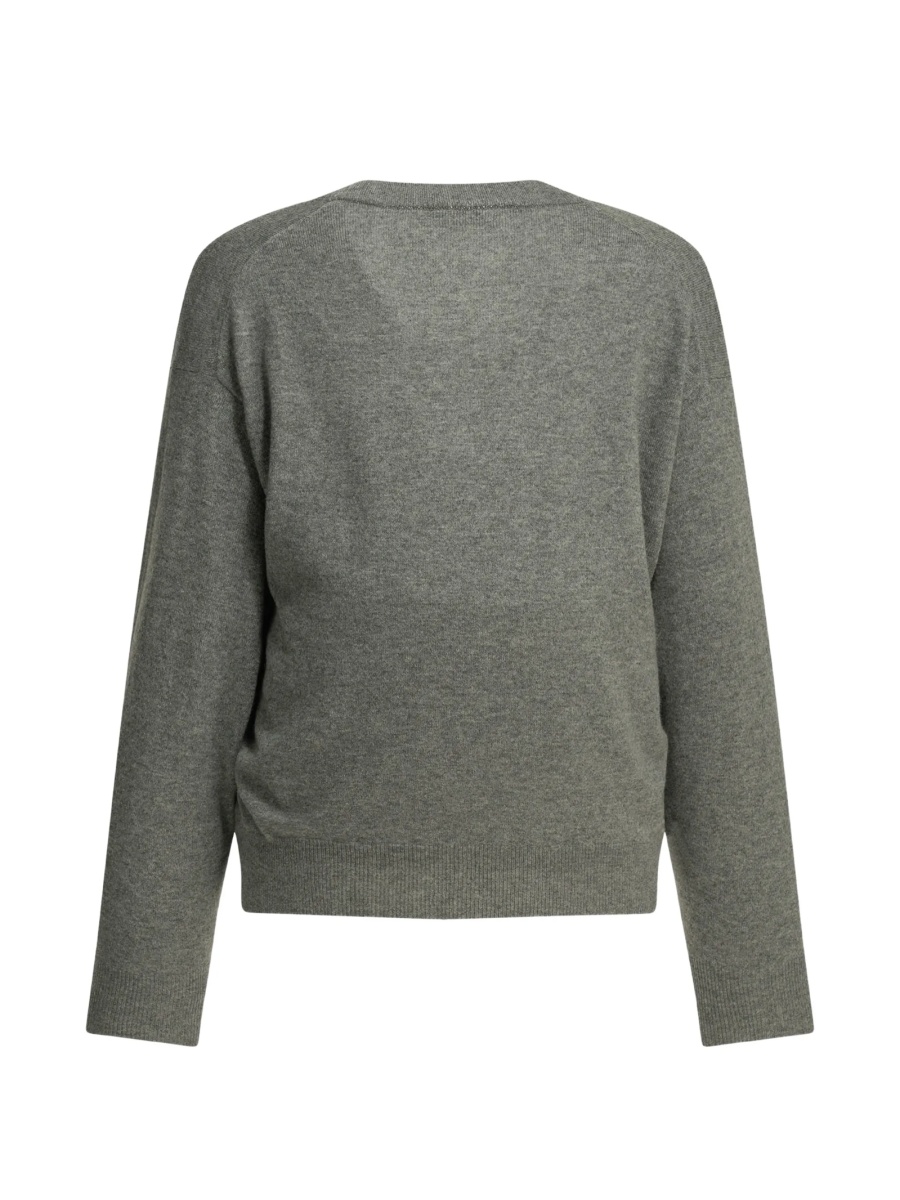 Pulover tricotat Brunello Cucinelli gri - Img 2
