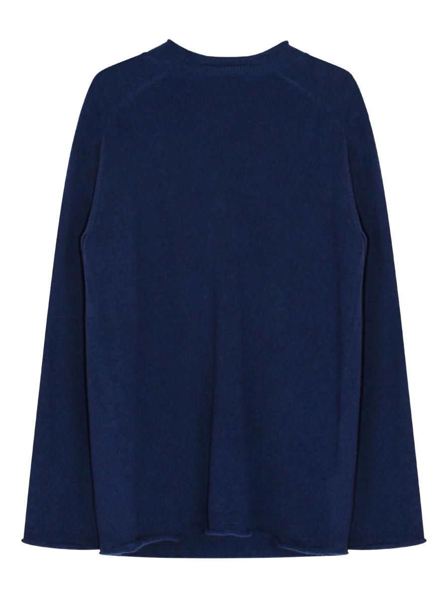 Pulover tricotat Comme des Garçons albastru - Img 2