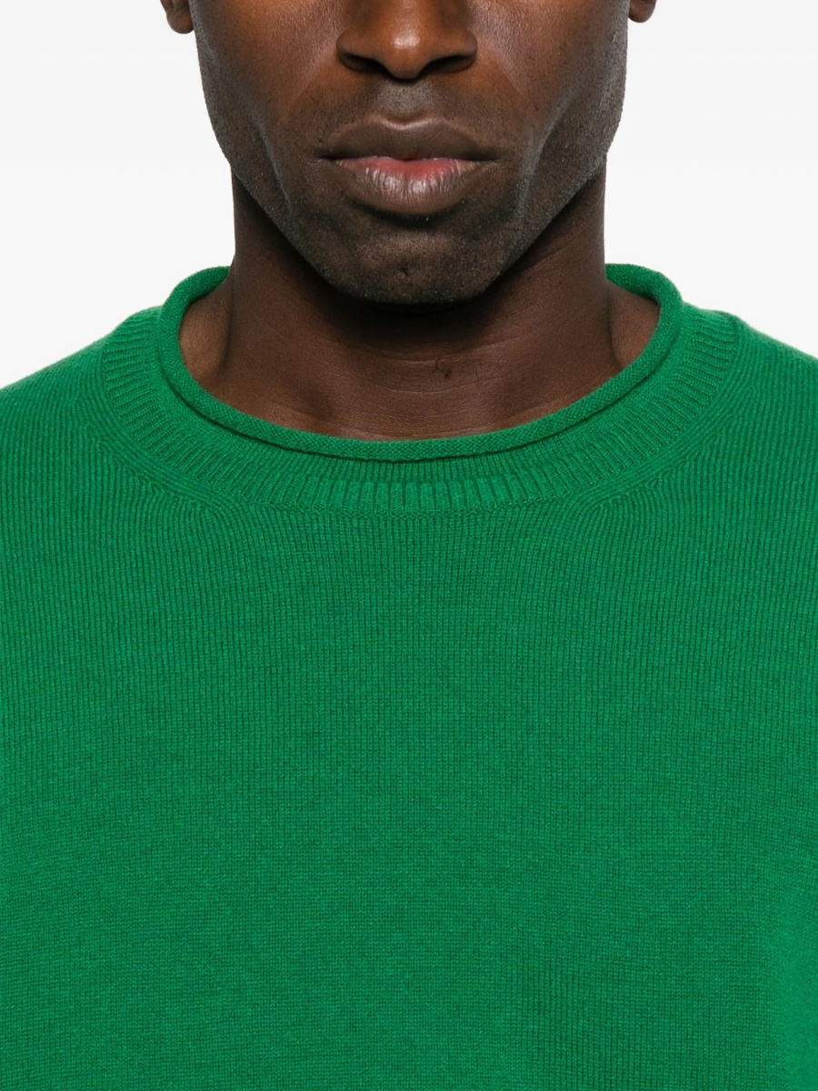 Pulover tricotat Comme des Garçons verde - Img 5