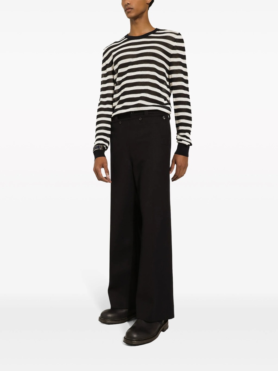 Pulover tricotat Dolce &amp; Gabbana albastru - Img 2