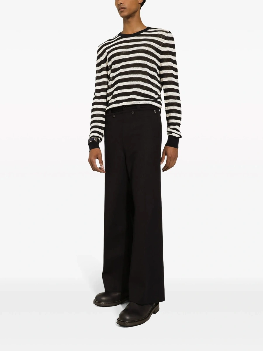 Pulover tricotat Dolce &amp; Gabbana albastru - Img 2