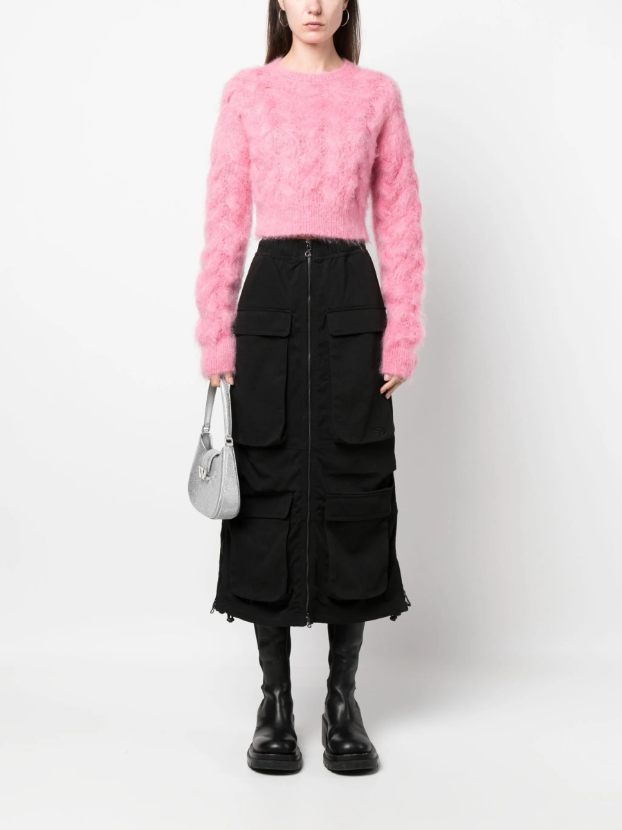 Pulover tricotat DSQUARED2 roz - Img 2