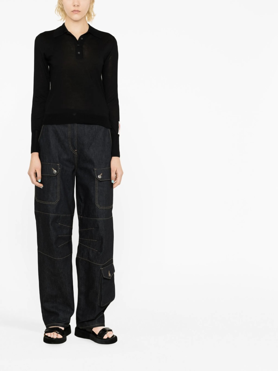 Pulover tricotat Golden Goose negru - Img 3