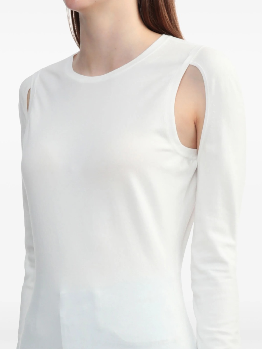 Pulover tricotat HELMUT LANG alb - Img 5