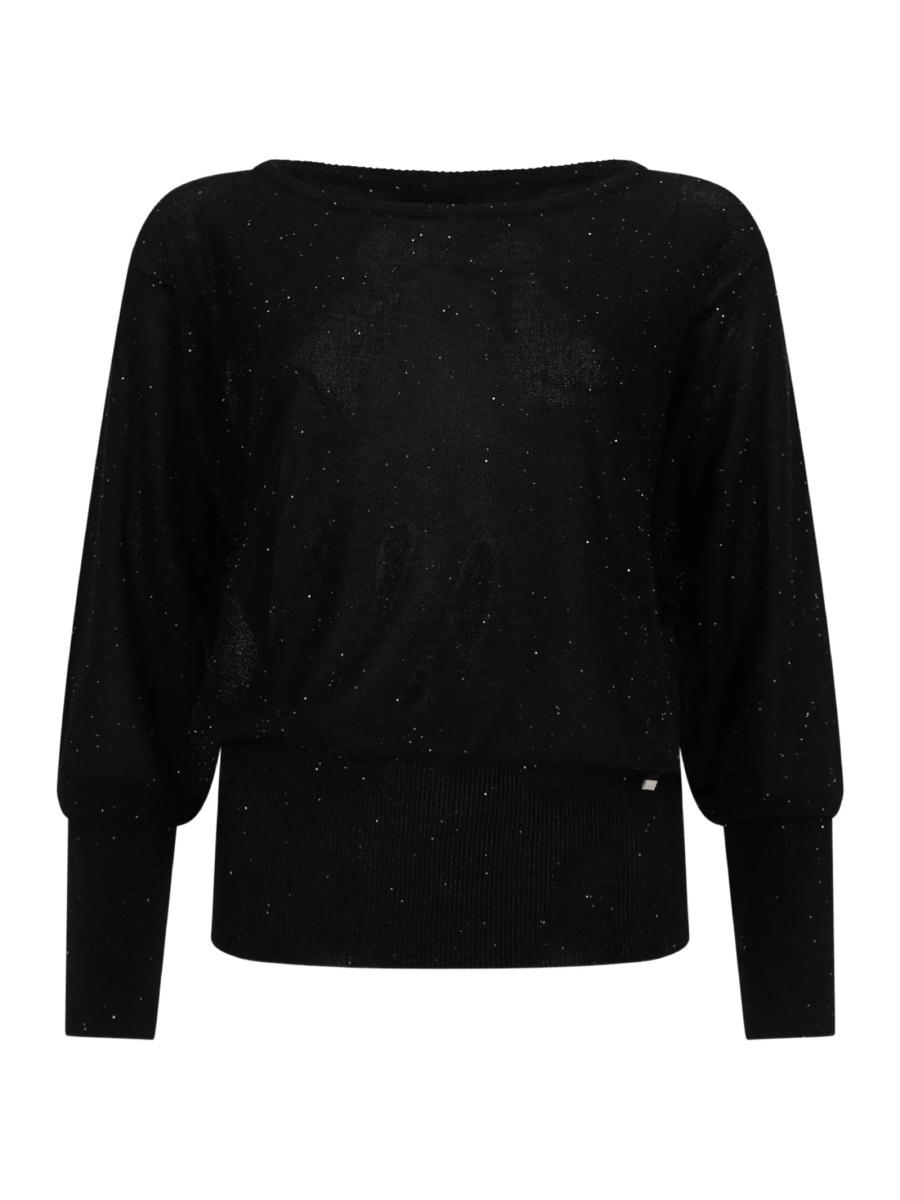Pulover tricotat Herno negru - Img 2