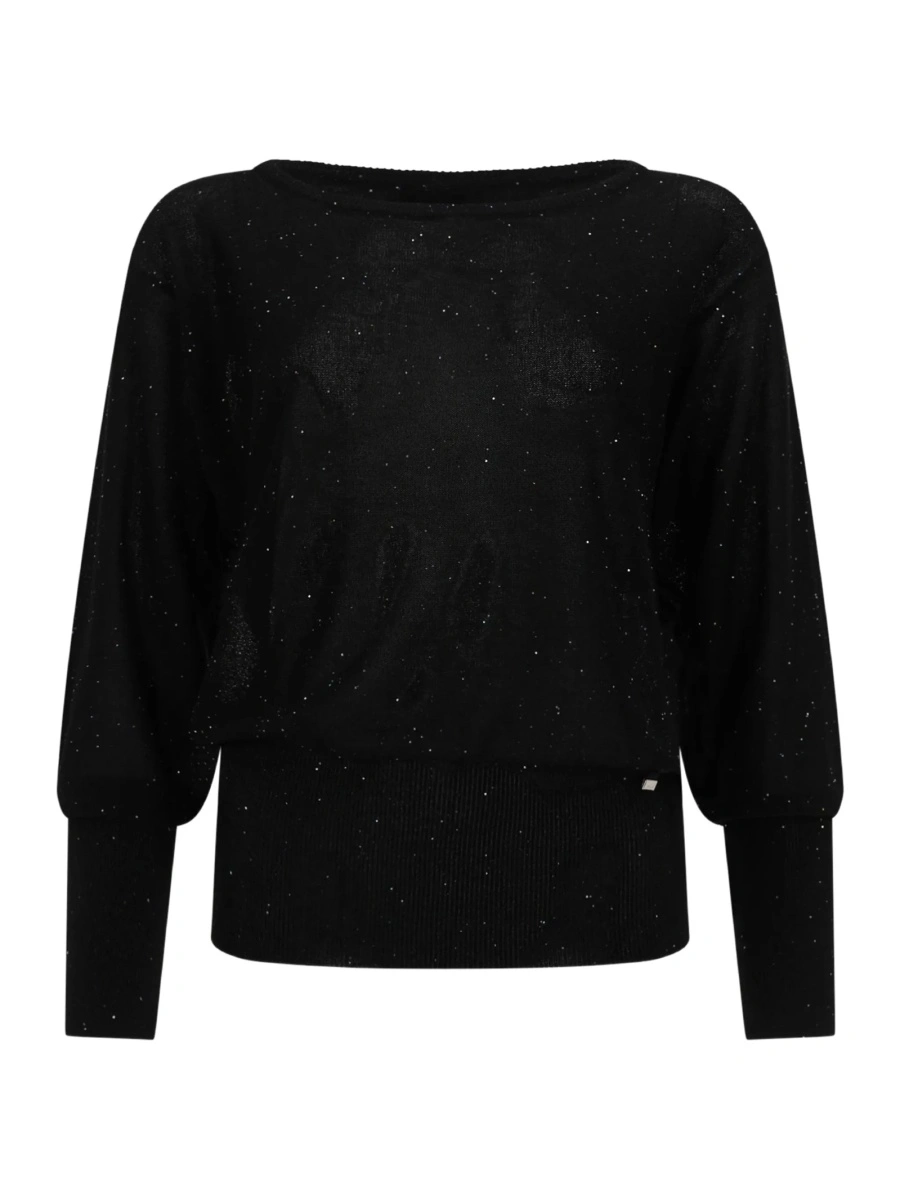 Pulover tricotat Herno negru - Img 2