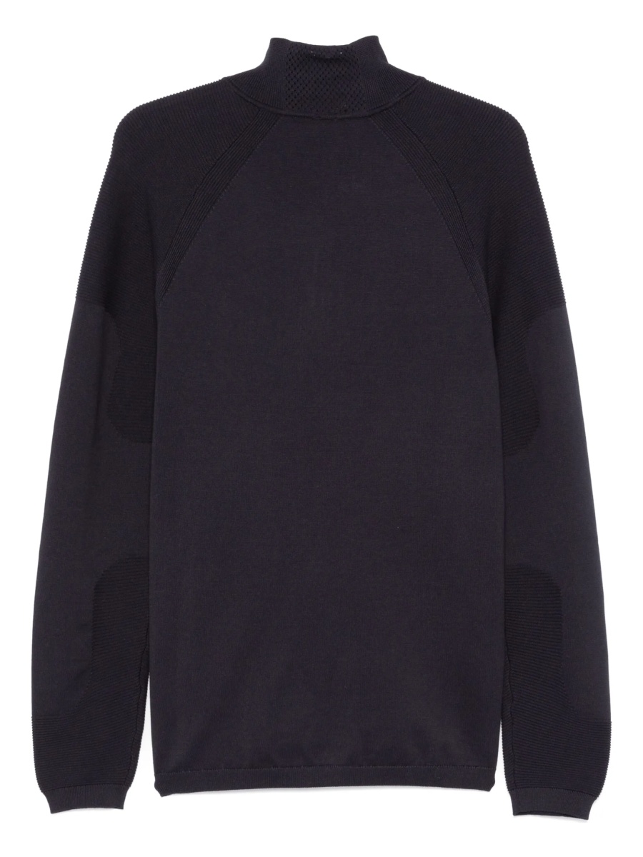 Pulover tricotat Hugo Boss albastru - Img 2