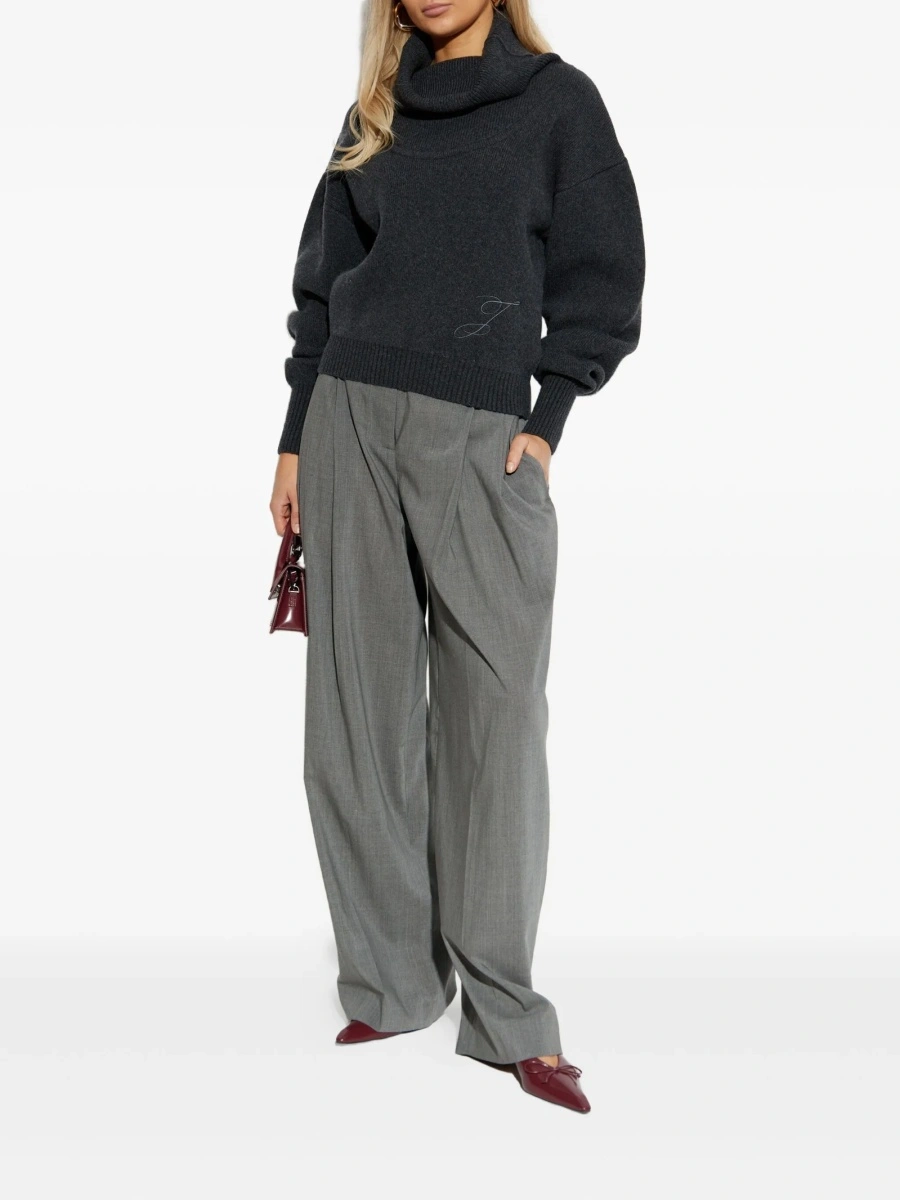 Pulover tricotat JACQUEMUS gri - Img 2