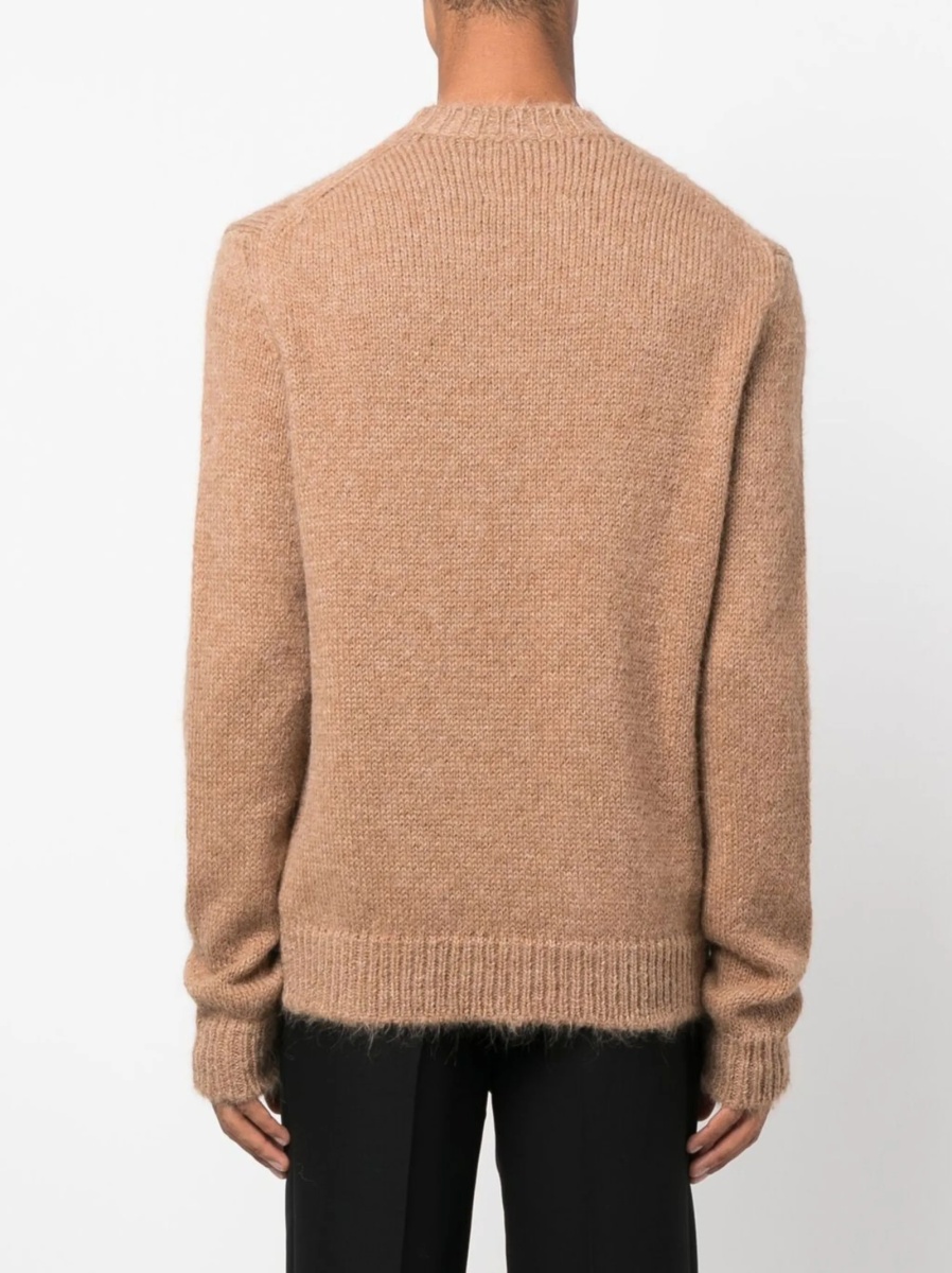 Pulover tricotat Jil Sander maro - Img 4