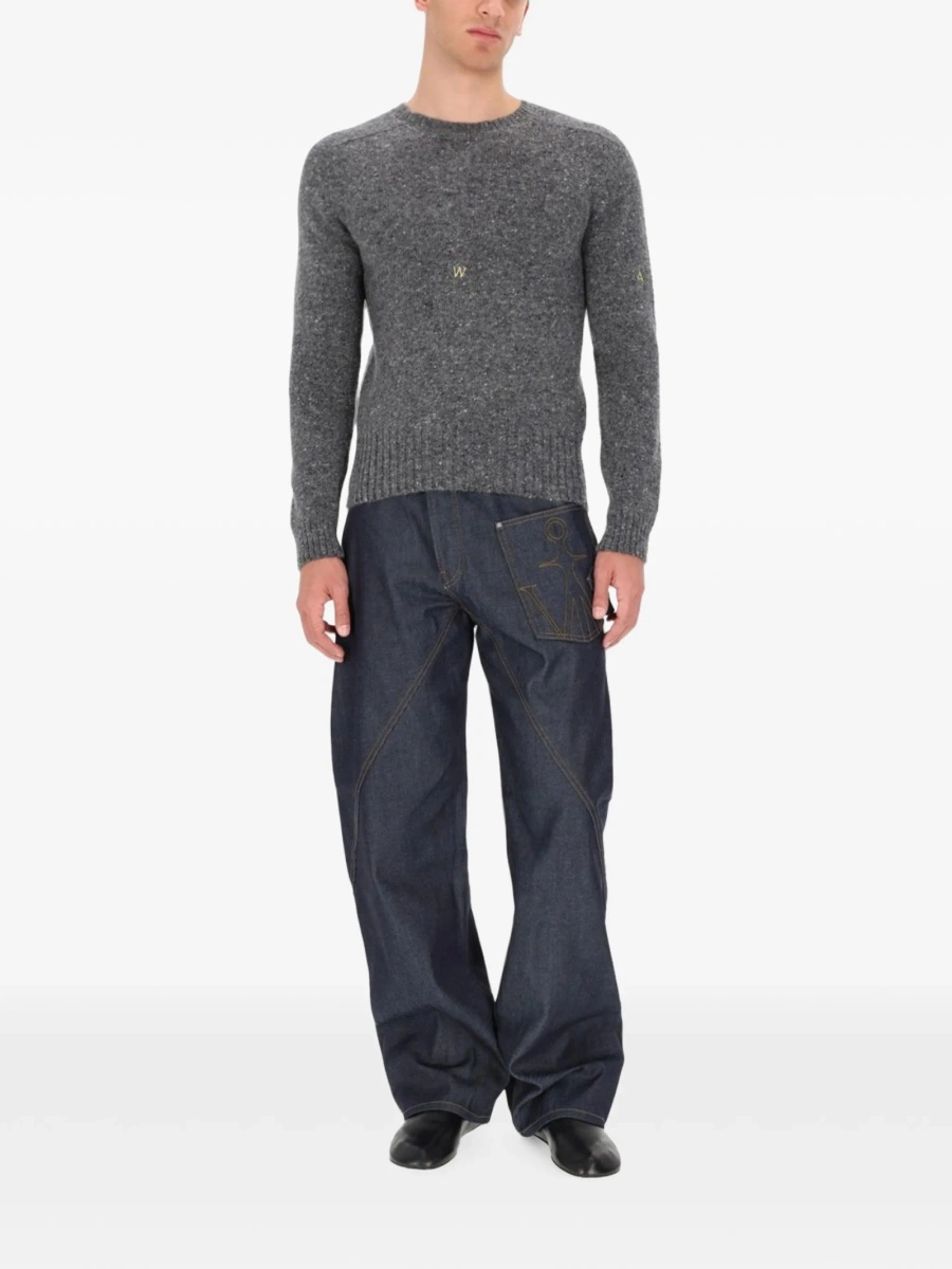 Pulover tricotat JW Anderson gri - Img 2