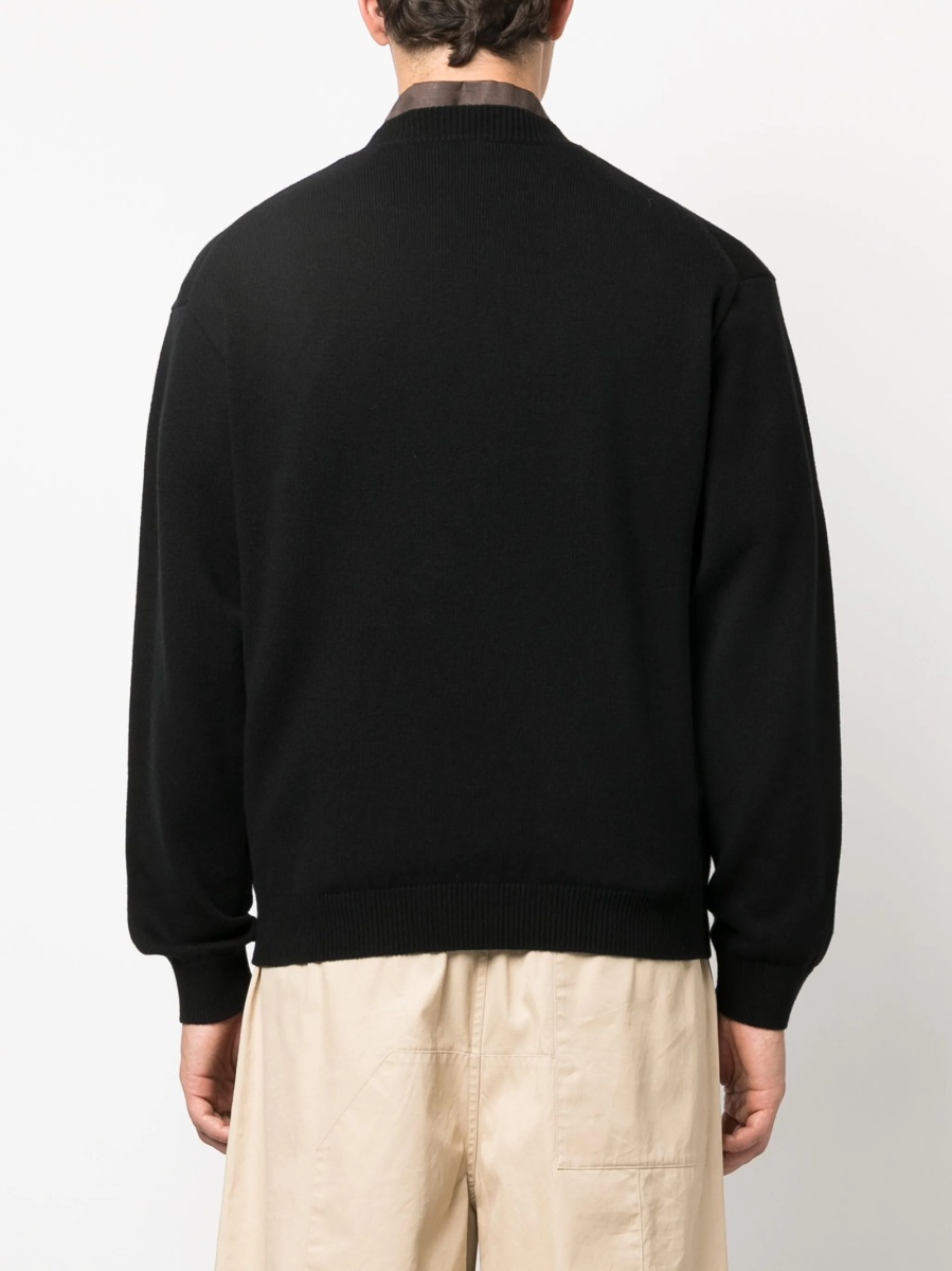 Pulover tricotat Kenzo negru - Img 4