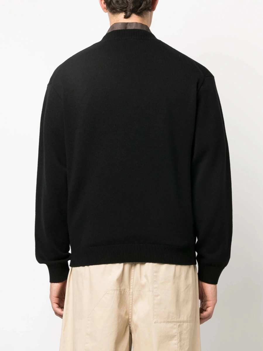 Pulover tricotat Kenzo negru - Img 4