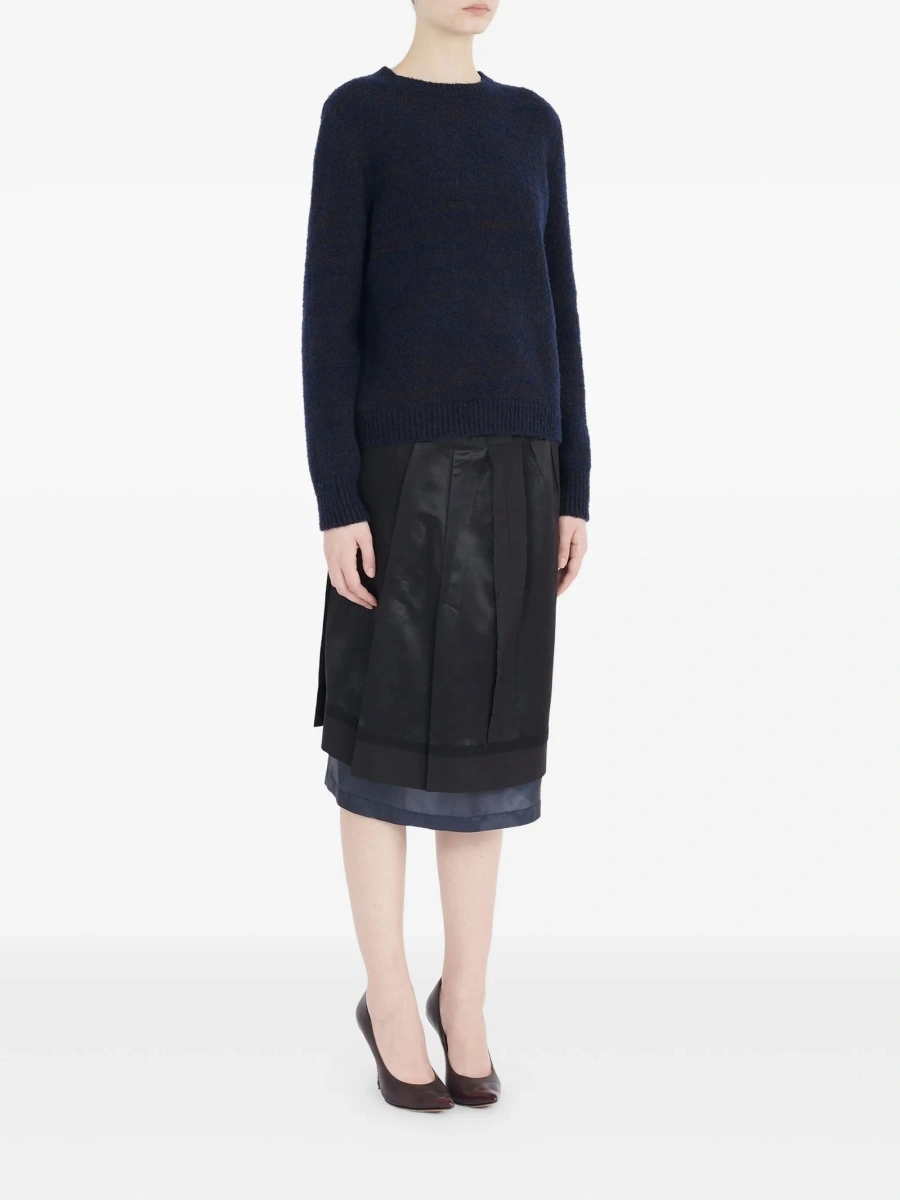 Pulover tricotat Maison Margiela albastru - Img 3