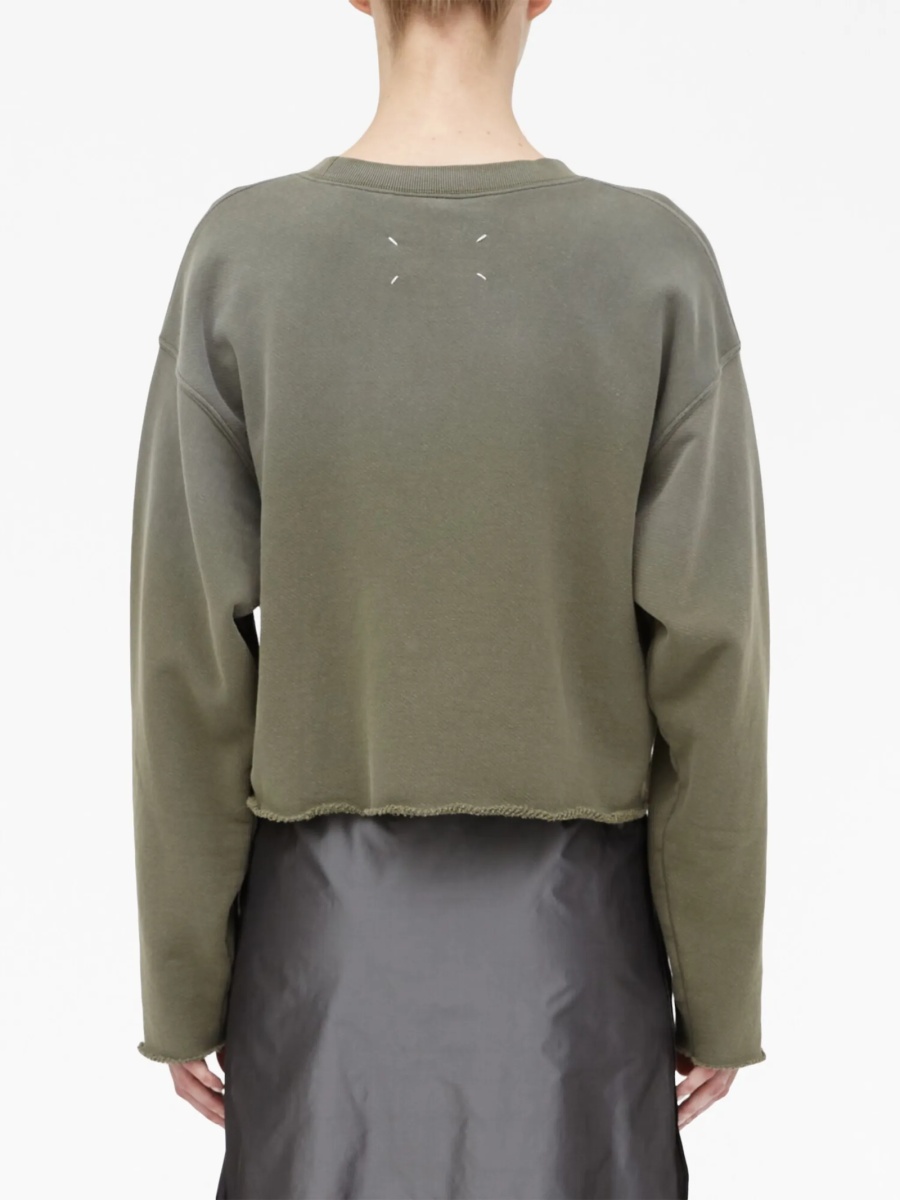 Pulover tricotat Maison Margiela verde - Img 4