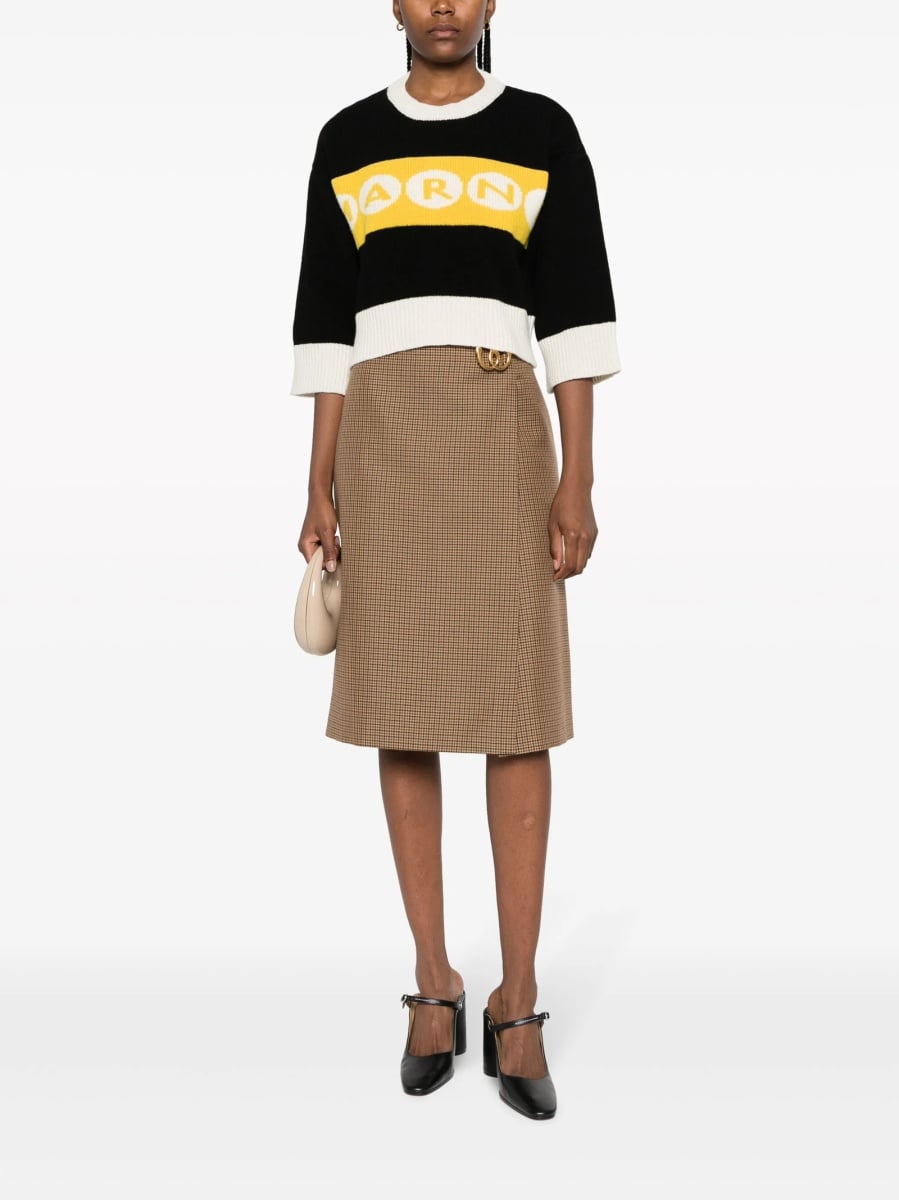 Pulover tricotat Marni negru - Img 2
