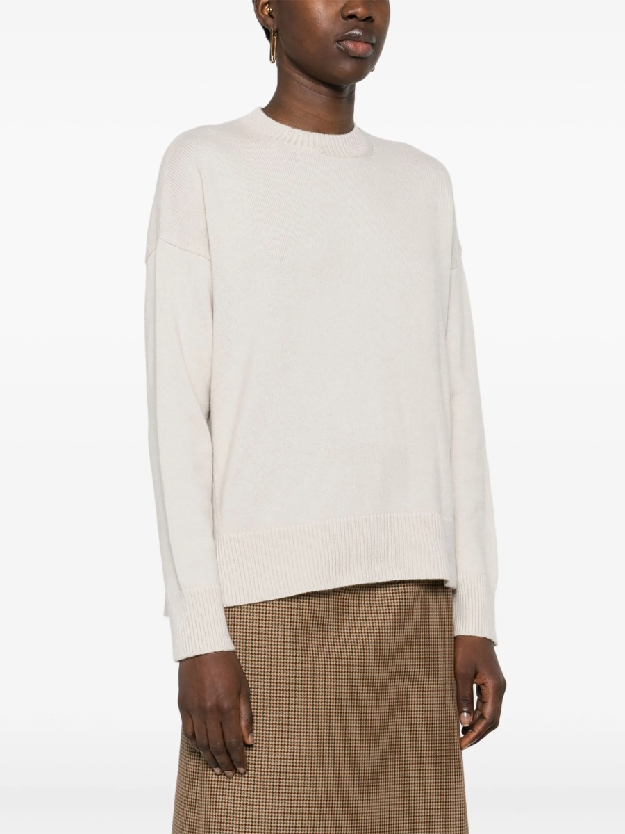 Pulover tricotat Max Mara neutru - Img 3