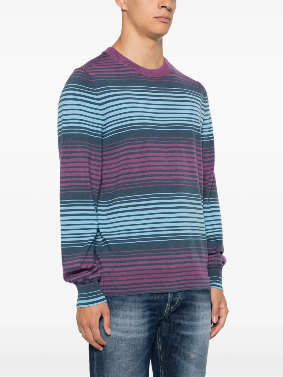 Pulover tricotat Paul Smith albastru - Img 3