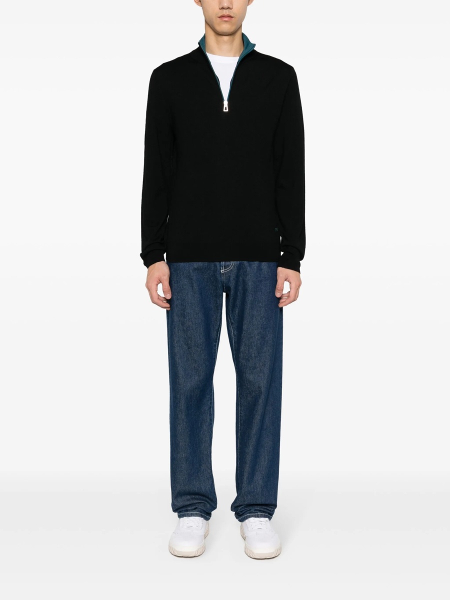 Pulover tricotat Paul Smith negru - Img 2
