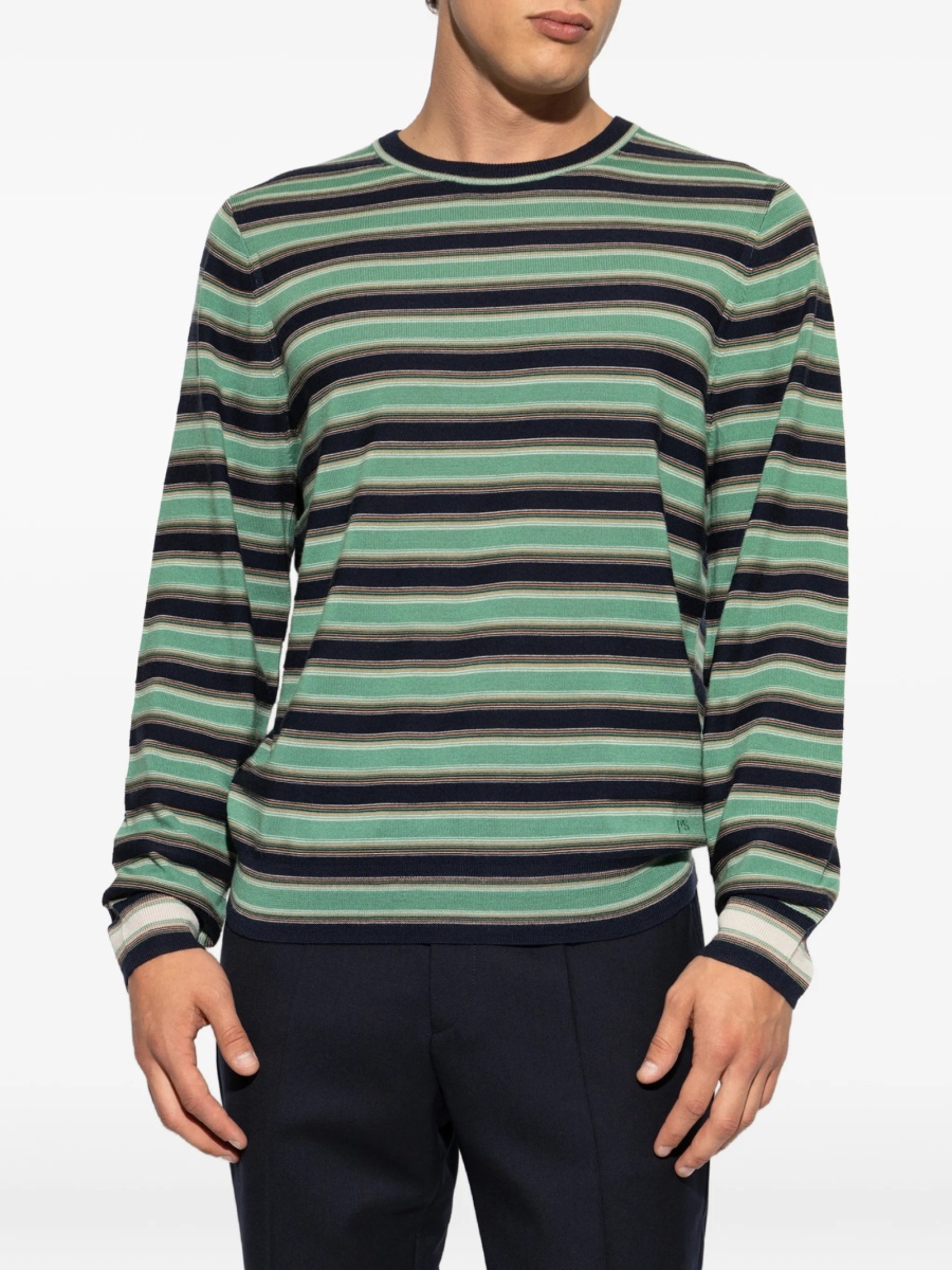 Pulover tricotat Paul Smith verde - Img 3