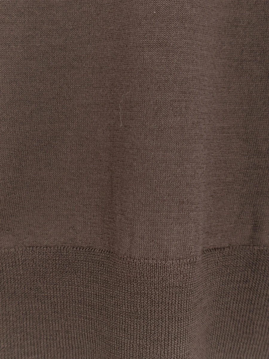 Pulover tricotat PHI BY FILIPPO DE LAURENTIIS maro - Img 3