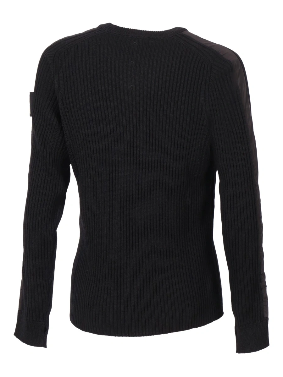 Pulover tricotat Premiata negru din lana - Img 2