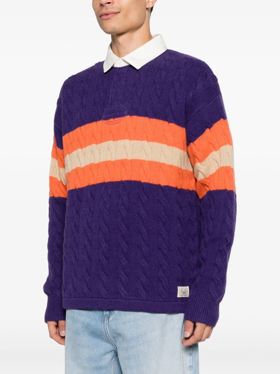 Pulover tricotat Ralph Lauren violet - Img 3