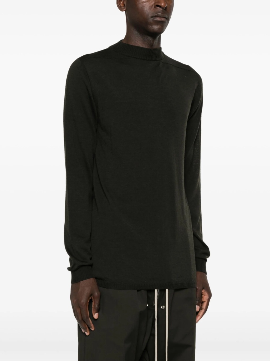 Pulover tricotat Rick Owens verde - Img 3