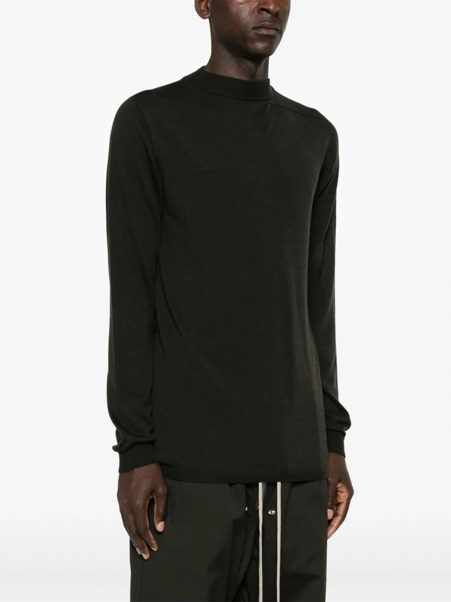 Pulover tricotat Rick Owens verde - Img 3