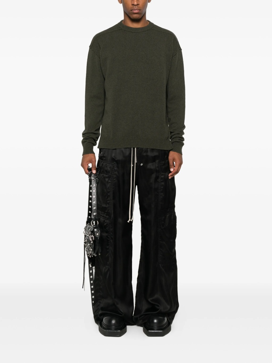 Pulover tricotat Rick Owens verde - Img 2